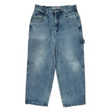 Southpole Cargo Carpenter Jeans - 36W 28L Blue Cotton