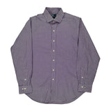 Polo By Ralph Lauren Checked Shirt - Large Purple Cotton