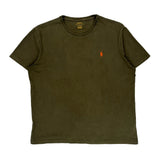 Polo By Ralph Lauren T-Shirt - Large Green Cotton