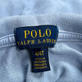 Age 4 Polo By Ralph Lauren Polo Shirt - XS Blue Cotton