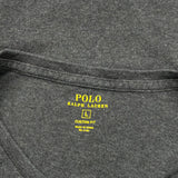Polo By Ralph Lauren Long Sleeve T-Shirt - Large Gray Cotton