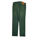 Levis Jeans - 31W 29L Green Cotton