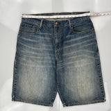 Levis Denim Shorts - 38W 10L Blue Cotton