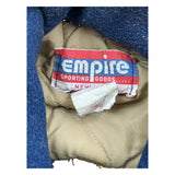 Spring-Ford Football 87 Empire Football Varsity Jacket - Large Yellow Wool