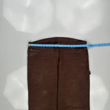 Dickies Carpenter Pants - 38W 32L Brown Cotton
