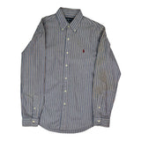 Ralph Lauren Striped Shirt - Medium Red Cotton