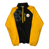 Pittsburgh Steelers Nfl Football Windbreaker - Medium Black Polyester