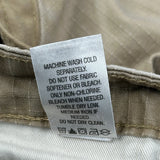 Ridegcut Cargo Trousers - 33W 34L Khaki Cotton Blend