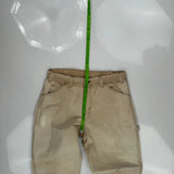 Dickies Carpenter Pants - 33W 29L Beige Cotton