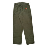 Dickies Carpenter Trousers - 28W 30L Green Cotton