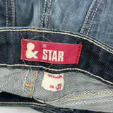 H&M Boot Cut Jeans - 34W UK 12 Dark Wash Denim