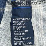 Chaps Ralph Lauren Checked Polo Shirt - Large Blue Cotton