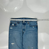 501 Levis Jeans - 32W 30L Blue Cotton