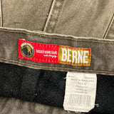 Berne Jeans - 33W 32L Brown Cotton