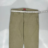 Levis Skinny Chinos - 32W 31L Beige Cotton