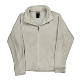 The North Face Fleece Jacket - Medium Cream Polyester