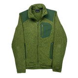 Marmot Fleece Jacket - Small Green Polyester