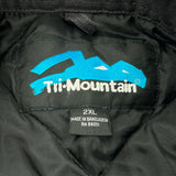 Tri-Mountain Jacket - 2XL Black Polyester