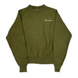 Reverse Weave Champion Sweatshirt - XS Green Cotton