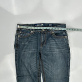 Seven 7 Boot Cut Jeans - 34W 30L Blue Cotton