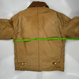 Faded Carhartt Brn Arctic Jacket - Medium Brown Cotton