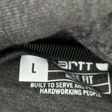 Built To Serve And Protect Hardworking People Carhartt Hoodie - Large Gray Cotton Blend