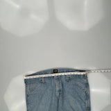 Lee Carpenter Jeans - 40W 30L Light Wash Cotton