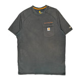 Carhartt T-Shirt - Large Gray Cotton
