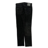 511 Levis Jeans - 32W 31L Black Cotton