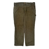 Carhartt Carpenter Trousers - 36W 32L Brown Cotton