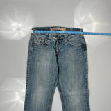 Rock & Roll Hall Of Fame Boot Cut Jeans - 33W US 8 Light Wash Cotton