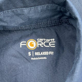 United Carhartt Contrast Stitch Shirt - Small Blue Cotton