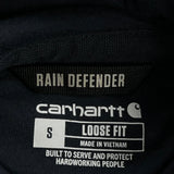 One Dose One Cure Carhartt Hoodie - Small Navy Cotton Blend
