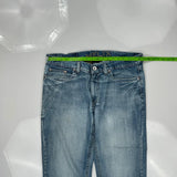 Helix Boot Cut Jeans - 36W 30L Blue Cotton