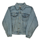 Vintage Wrangler Denim Jacket - Medium Light Wash Cotton