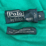 Polo By Ralph Lauren Jumper - Small Green Cotton