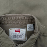 Levis Denim Vest - XL Khaki Cotton
