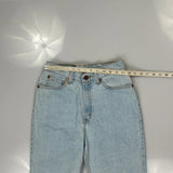 512 Levis Slim Fit Jeans - 26W UK 6 Light Wash Cotton