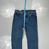 501 Levis Jeans - 31W 36L Blue Cotton