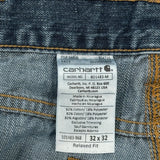 Carhartt Jeans - 32W 30L Blue Cotton Blend