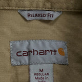 Greentech Renewables Logo Carhartt Short Sleeve Shirt - Medium Khaki Cotton