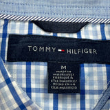Tommy Hilfiger Checked Shirt - Medium Blue Cotton