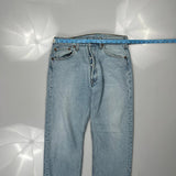 501 Levis Jeans - 31W 30L Light Wash Denim