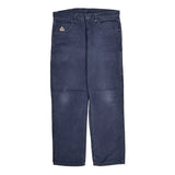 Bulwark Cargo Pants - 36W 33L Blue Cotton
