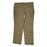 Carhartt Trousers - 36W 30L Khaki Cotton