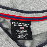 Polo By Ralph Lauren T-Shirt - Large Grey Cotton