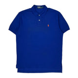 Polo By Ralph Lauren Polo Shirt - Large Blue Cotton