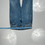 501 Levis Jeans - 34W 28L Blue Cotton