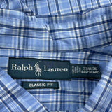 Ralph Lauren Checked Shirt - 4XL Blue Cotton