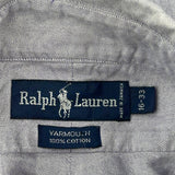 Ralph Lauren Shirt - Large Gray Cotton